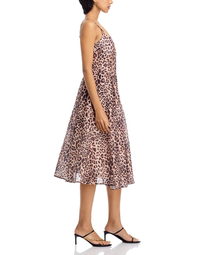 Animal Print Midi Dress - Exclusive