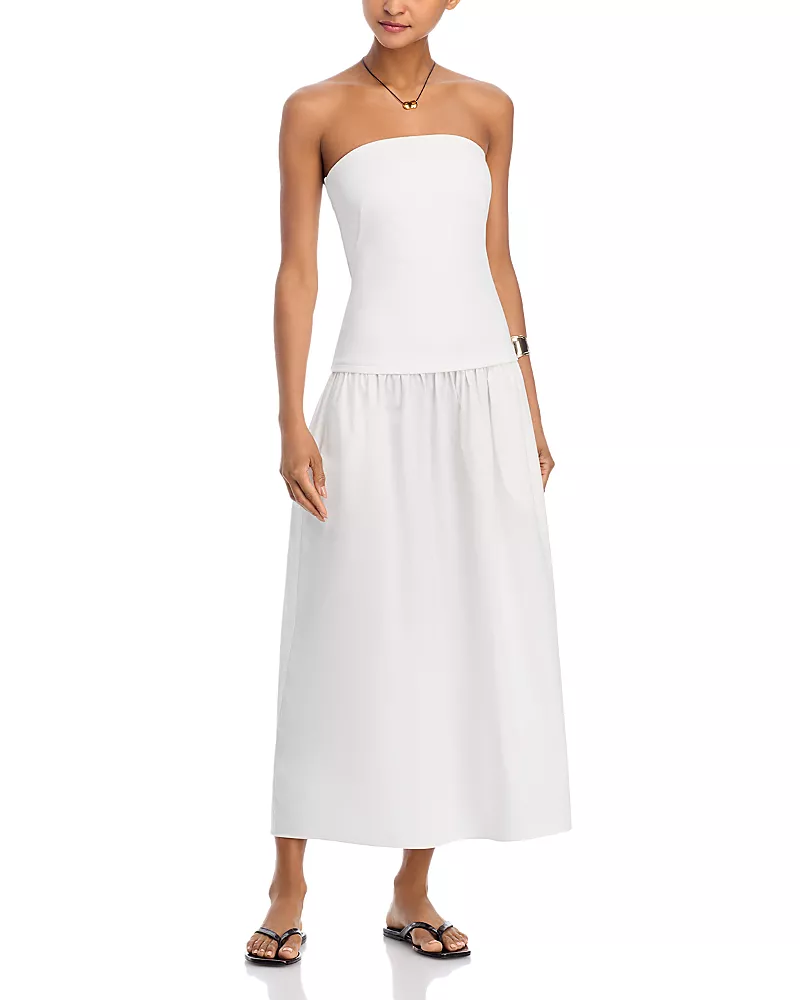 rag & bone Irina Mixed Media Maxi Dress