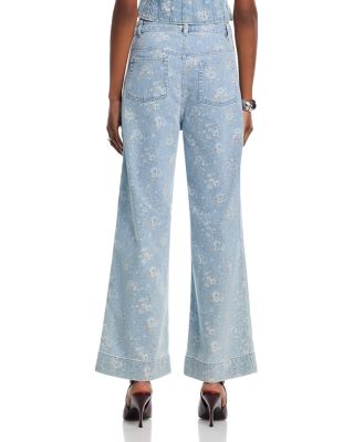 Petite Bouquet High Rise Jeans in Cornflower Multi