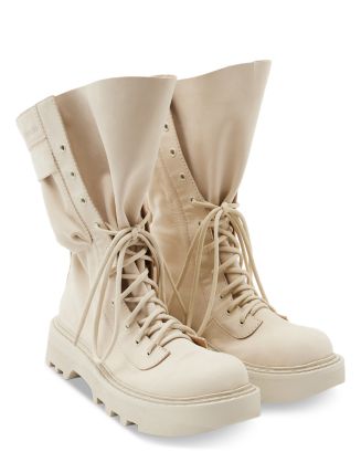 JW ANDERSON ムートンブーツ ホワイト JW Anderson Women's Combat Boots | Bloomingdale's Shoes