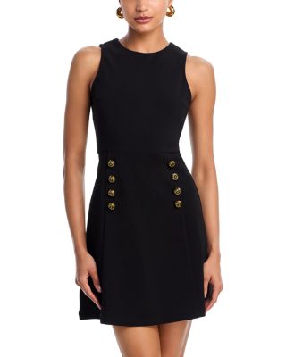 AQUA - Sailor Button Dress - Exclusive