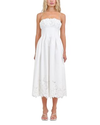 Lilianna Sleeveless Lace Midi Dress