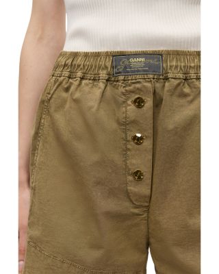 Washed Cotton Shorts