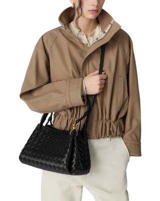 Parachute Leather Top Handle Bag