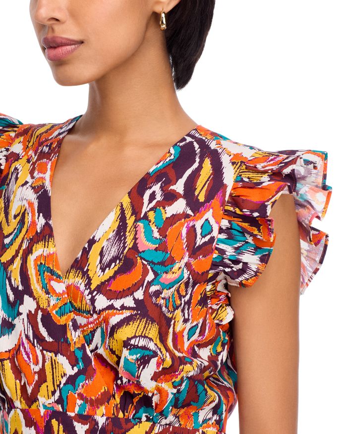 Ikat Printed Silo Mini Dress - Exclusive