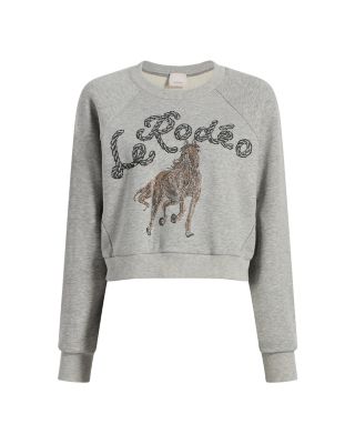 Jennifer Le Rodeo Pullover Sweatshirt