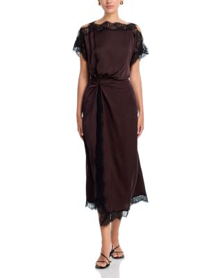 Luna Lace Trim Dress