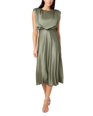 TOCCIN - Flora Satin Midi Dress