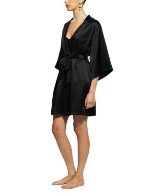 Silk Wrap Gown Robe
