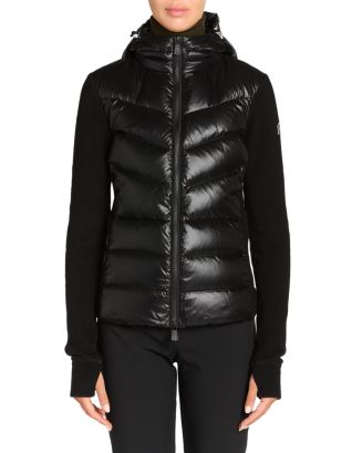 MONCLER BLACKジップアップジャケット Moncler ジップアップ シャツジャケット | ブラック | FARFETCH JP