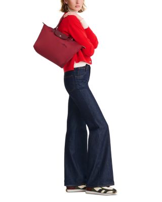 Le Pliage Green Medium Nylon Tote Bag