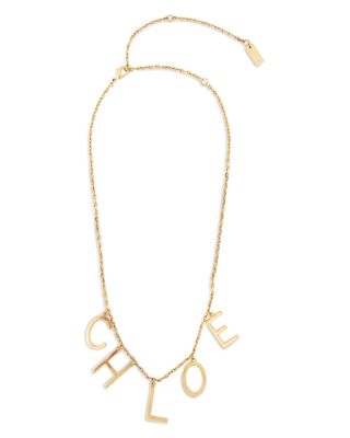 Chloé - Letters Necklace, 16"L