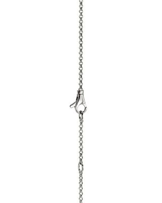 Sterling Silver Diamond Icon Link Pendant Necklace, 16-18"