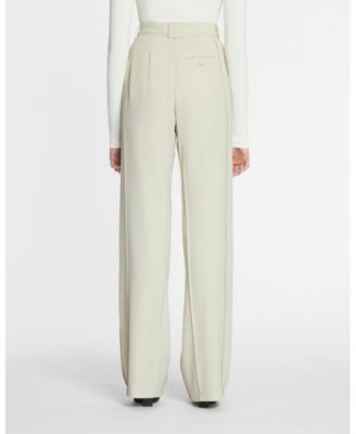 Tailored Wool-Blend Pants