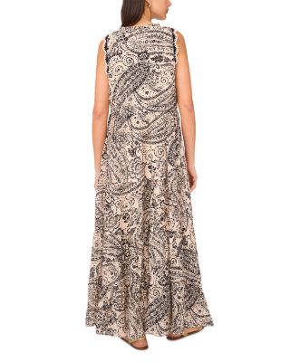 Crochet Trim Maxi Dress