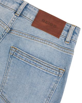 Bonnie Mid Rise Flare Jeans in Light Blue