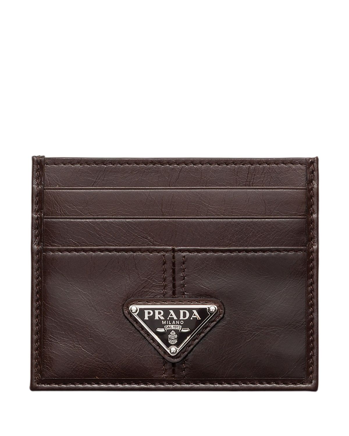Prada Leather Card Holder