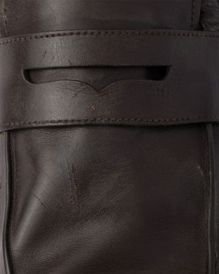  Men's Shuffle Antiqued Leather Loafers