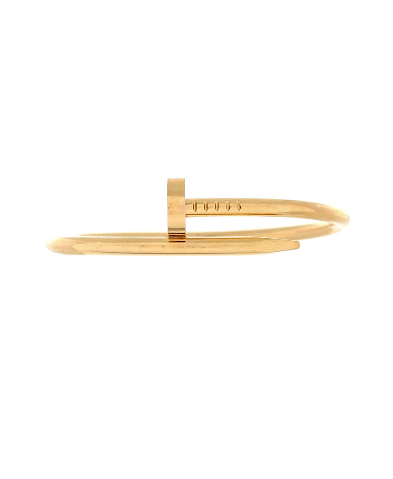 Pre-owned Pre-owned Cartier Cartier Classic Juste Un Clou Bracelet 18k Rose Gold