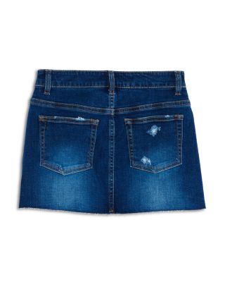 Girls' Miami Distressed Denim Mini Skirt - Big Kid