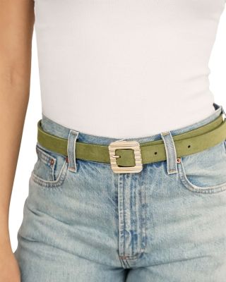 Timeless Texture Women's Suede Leather Belt