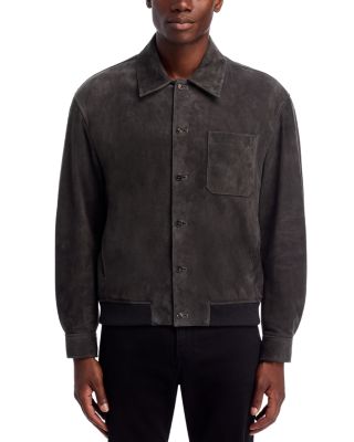 Suede Bomber Jacket