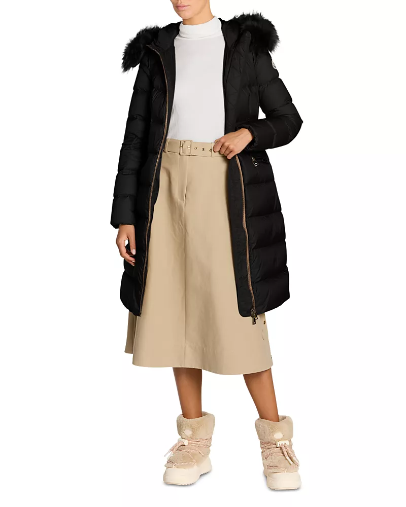 Moncler Boedic Belted Puffer Coat