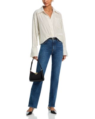 The Ruler High Rise Slim Straight Jeans in Archie