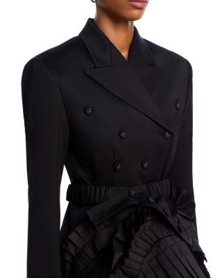 Pleated Blazer