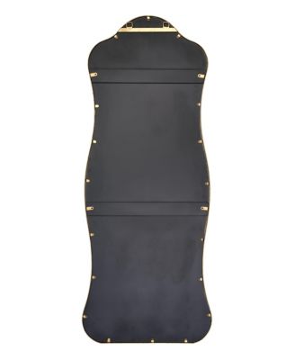 Aurora Wavy Iron Floor Mirror