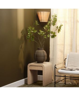 Scalloped 1-Light Wall Sconce