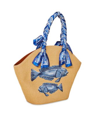 Garden Tiles Shell Tote