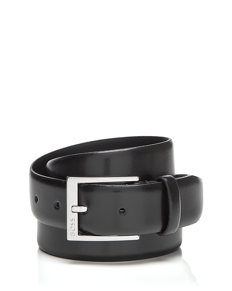 Hugo Boss Men's Leather Belt In Black