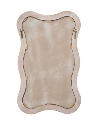 Deli Wavy Bamboo Wall Mirror