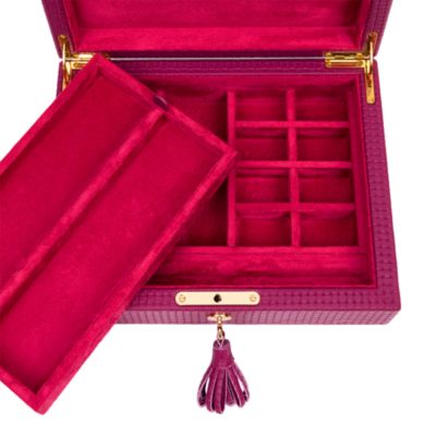 Charlotte Leather Jewelry Box