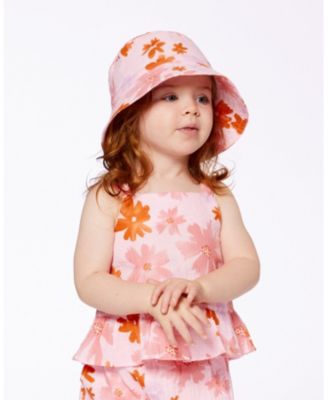  Girls' Printed Muslin Bucket Hat - Baby