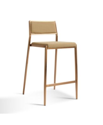 Gale Performance Faux Leather Stackable Stool, Set of 2