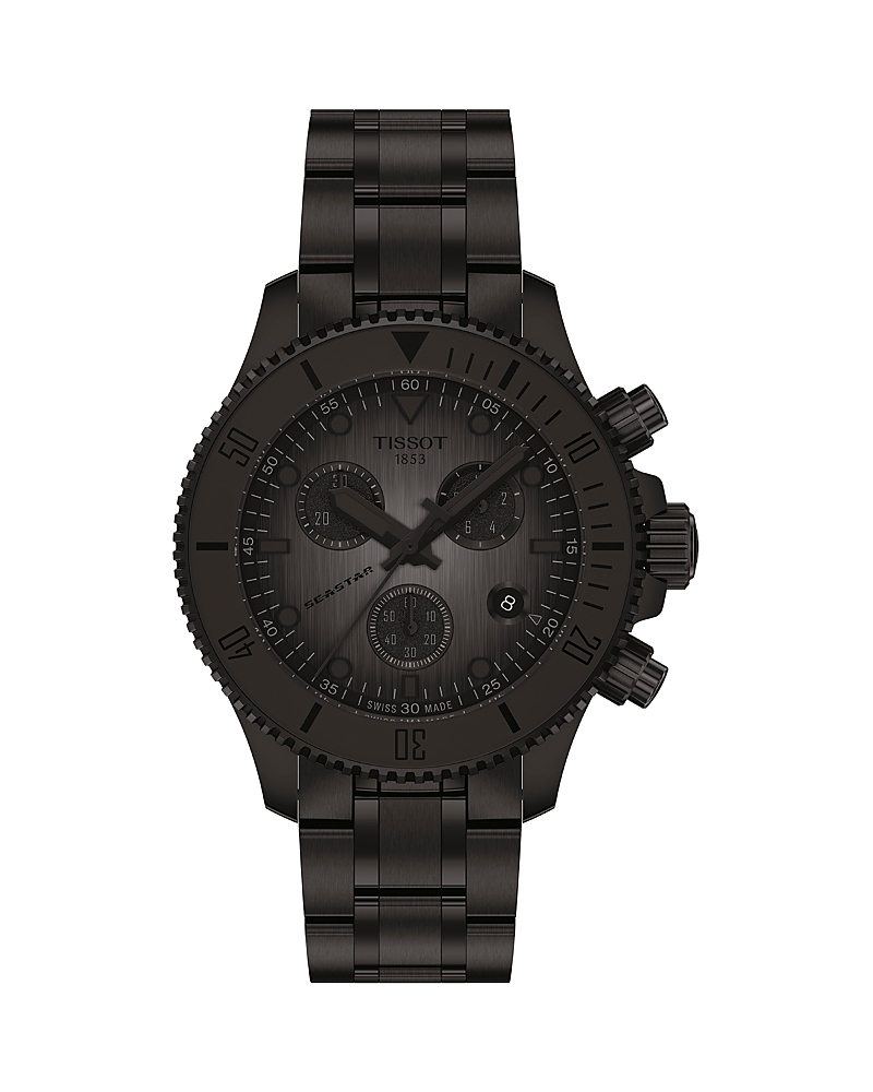 Tissot Seastar 1000 Quartz Chronograph Watch, 38mm In Black