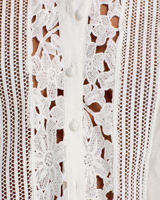 Lace Inset Blouse - Exclusive
