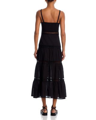 Lace Inset Midi Dress - Exclusive