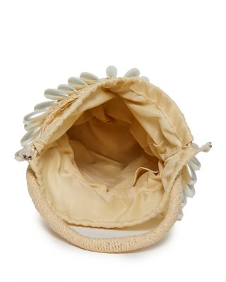 Faux Pearl Basket Bag
