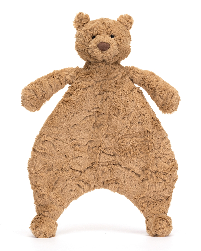 Jellycat Bartholomew Bear Comforter In Brown