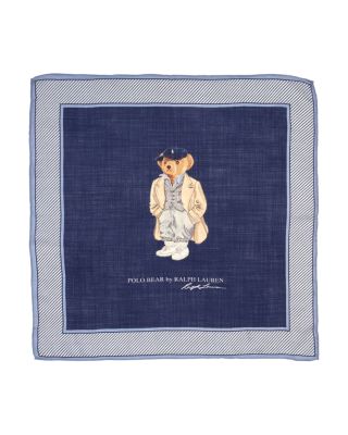 Fall Bear Wool & Silk Bandana