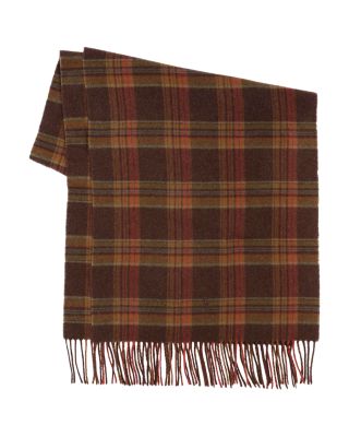 Wool & Cashmere Plaid Scarf
