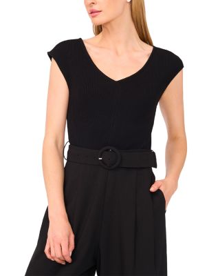 Belted Sleeveless Jumpsuit