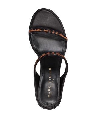 Women's Alondely Calf Hair Kitten Heel Sandals