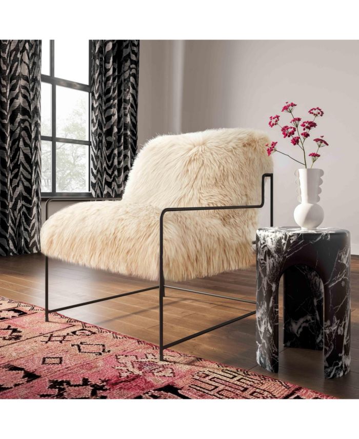 Kimi Genuine Sheepskin Chair