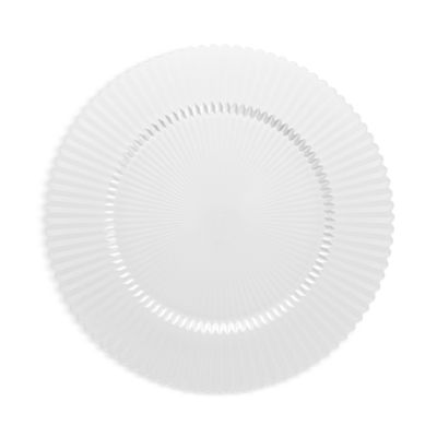 Archie Clear Charger Plate, Set of 4
