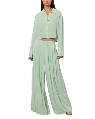 Finely Crop Oversized Blouse