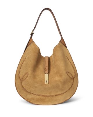 Polo ID Suede Western Large Shoulder Bag